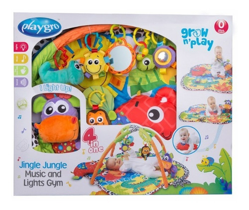 Imagen 8 de 9 de Gimnasio Bebé Playgro Jingle Jungle Music Lights Maternelle