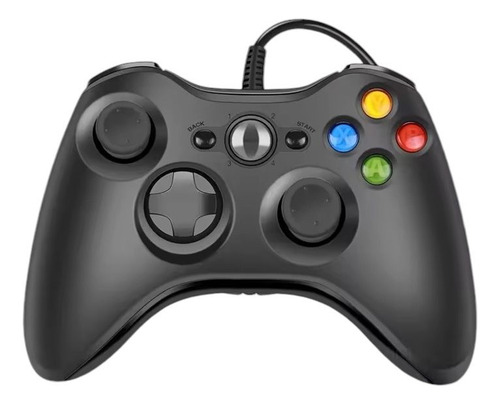 Control Xbox 360 Joystick Mando 360 Pc Cable Color Negro Usb