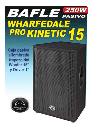 Par De Bafles Wharfedale Pro Kinetic15 250w