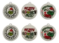 Comprar Kit 6 Esferas Navideñas Grinch Navidad Adornos Navideños
