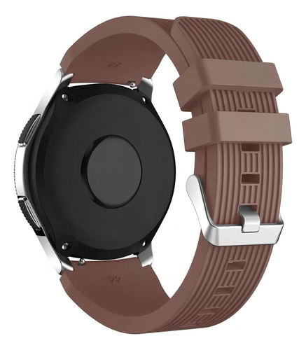 Correa De 22mm Para Galaxy Watch De Caucho Premium D15 Color Cafe