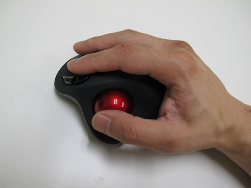 Raton Trackball Silencioso Recargable Y Multimodo Mojo (a...