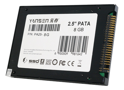 Kingspec Pata Digital Ssd (ide), 2,5 Polegadas, 8 Gb, Mlc, Só