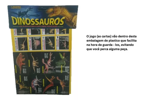 Jogo Da Memoria Dinossauros Cartas De Dinossauros Jogo Tabuleiro E Cartas