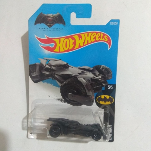 Hot Wheels Batman Vs Superman Batmobile 5/5 Black 230/250