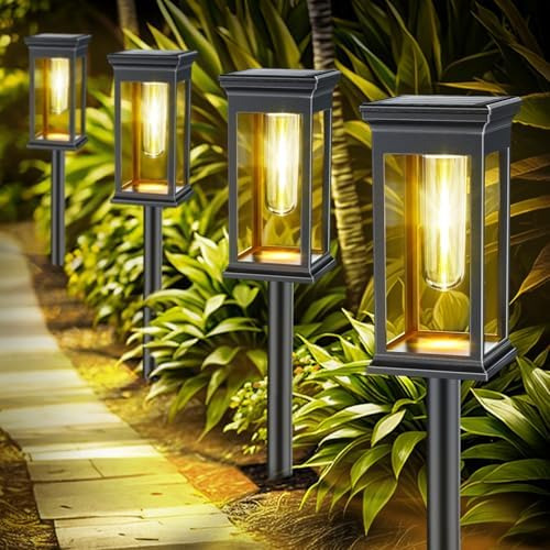 Luces Solares Para Caminos Al Aire Libre, Iluminación De Cam