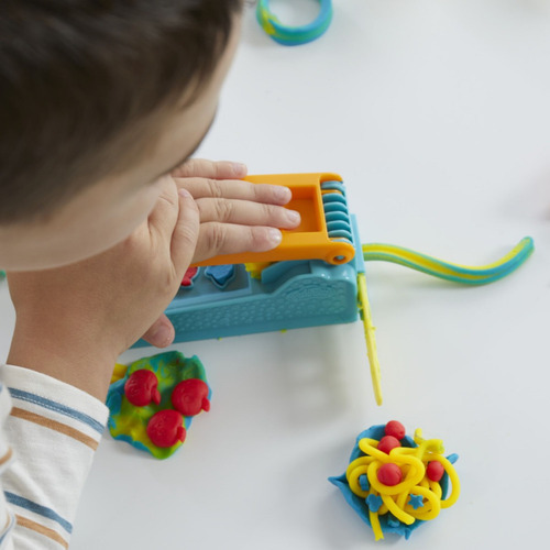 Set De Masas Play Doh Fábrica De Diversión Color Azul