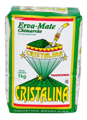Imagem 1 de 1 de Erva Mate Para Chimarrão Cristalina 1kg - Sabor Tradicional