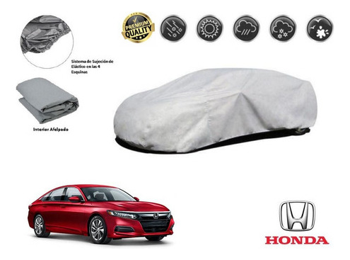 Funda Car Cover Afelpada Honda Accord Sedán 2.0 T 2018-2019