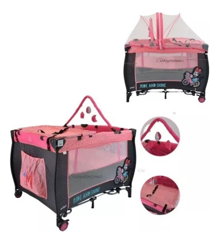 Cuna Corral Para Bebe Tipo Camping Con Toldillo Envio Gratis