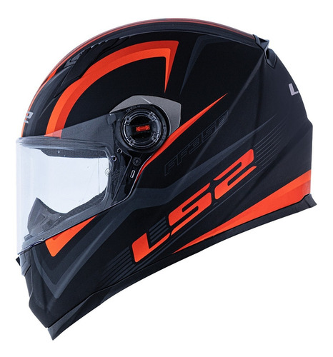 Capacete Ls2 Ff358 Sigma Fosco Laranja