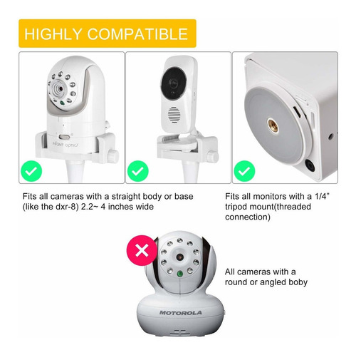 Soporte Para Monitor Para Bebe Itodos Blanco