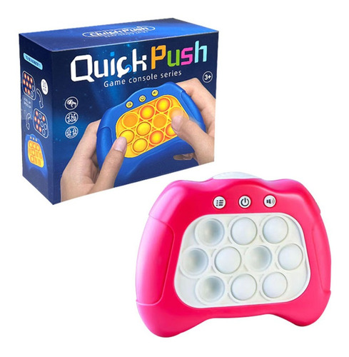 Consola De Juegos Quick Push, Juegos De 4 Modos Para Niños Y