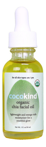 Cocokind Aceite Facial Organico De Chia, Manzanilla, 1 Onza 