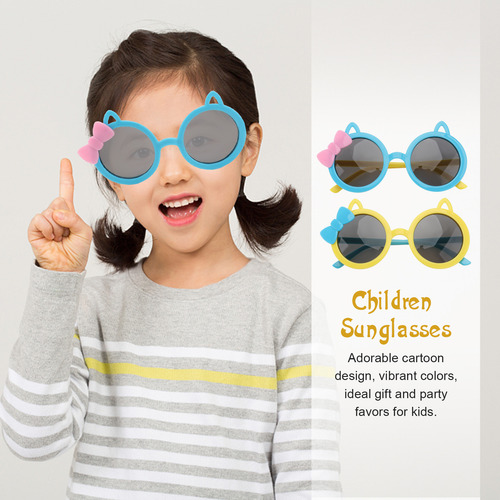 Gafas De Sol Infantiles Con Dibujos Animados, 2 Pares