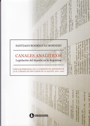 Canales Analíticos - S. Rodríguez Bornert - Ed. Corregidor