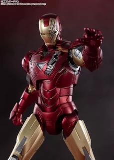 Bandai S.h.figuarts Avengers Iron Man Mk6 Battle Damage