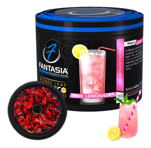 Fantasia Hookah Shishas Pink Lemonade 200g