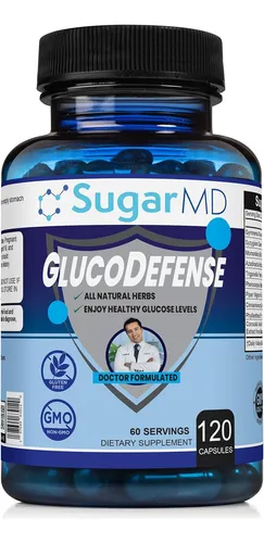 Sugarmd Dr. Ergin's Glucodefense Suplemento De Apoyo A La Glucosa - Disfruta De Un Nivel Saludable De Glucosa Y Un Meta