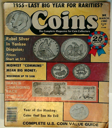 Coins: The Complete Magazine For Coin Collectors Marzo 1980