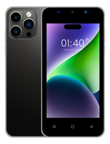 Teléfono Inteligente Android Barato I14 Mini 5.0 Pulgadas Negro