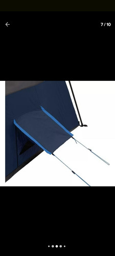 Casa De Campaña 6 Personas Instantanea Con Luz Ozark Trail Azul Acero (Usado)