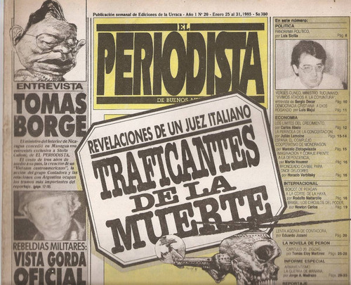 Revista El Periodista Nº 20 Enero 1985