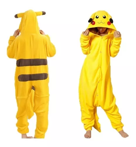 Pijama Kigurumi Fantasia Pikachu Amarelo Pokemon Adulto P, Produto  Masculino Kigurumi Usado 91301513