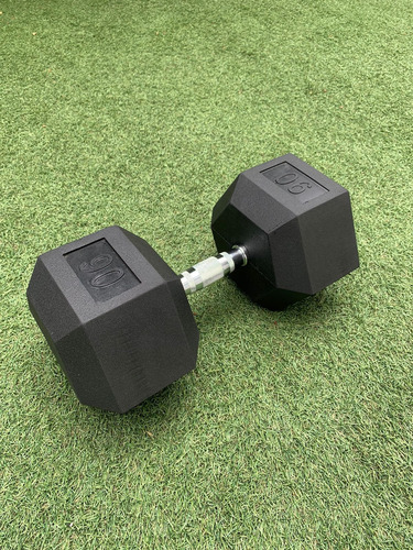 Mancuerna En Forma Hexagonal De 90lbs Para Entrenamiento Gym