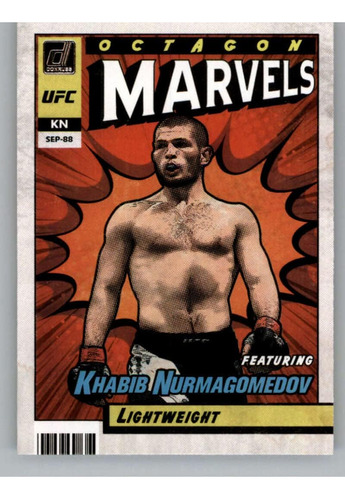 2022 Donruss Ufc Octagon Marvels 11 Khabib Nurmagomedov Tarj