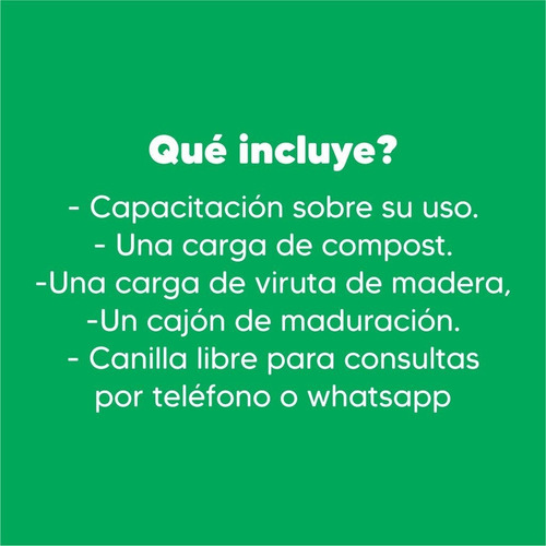 Imagen 3 de 3 de Compostera Giratoria Otra Vuelta- 4/5 Personas- Dos Módulos