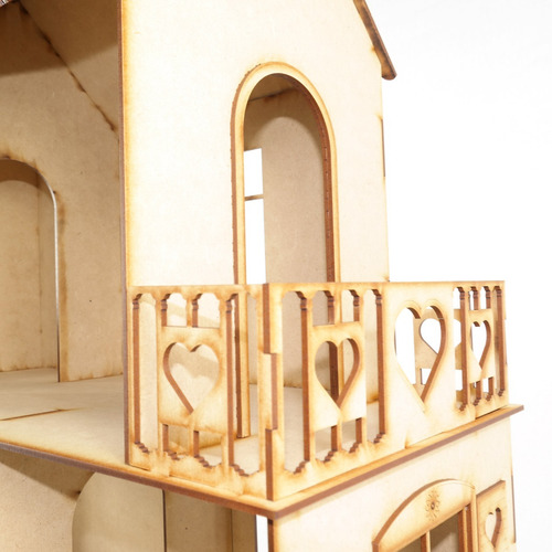 Imagen 8 de 8 de Casa De Muñecas Deseo Del Corazon Barbie Monster Madera Mdf