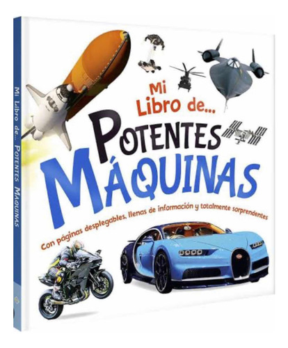 Libro Desplegable De Potentes Máquinas, Vehículos