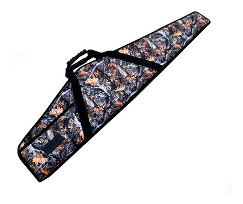 Funda Fusil Y Carabina Houston Con Mira 100cm Camuflada Hoja