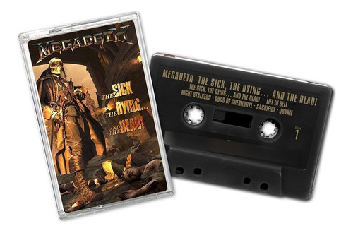 Megadeth The Sick The Dying  The Dead Casete Nuevo Oiiuya