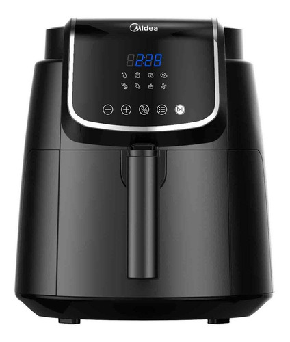 Freidora De Aire Midea Negra Sin Aceite 4l Digital D140bar1