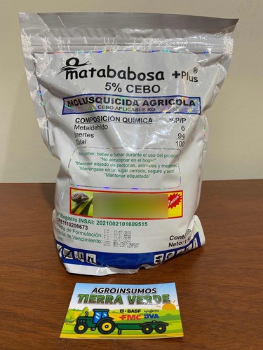 Matababosa 1kg Nanopelet Molusquicida