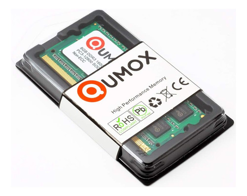 Qumox 8gb 1600 Ddr3 8gb Pcso-dimm Pc3 Ram Memoria Portátil