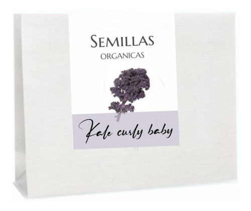 Semilla Organica Kale Curly Baby Rojiza 1g- 350 Unid. Aprox