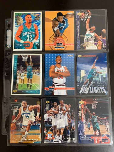 Tarjetas De Basquetbol Nba Alonso Mourning 100% Originales