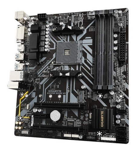 Motherboard Gigabyte Am4 B450m Ds3h Amd Ddr4 Ryzen