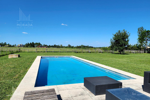 Casa En Venta Y/o Alquiler En El Malacate Vista Abierta A Cancha De Polo 4 Dorm Pileta