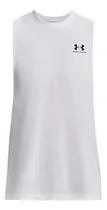 Comprar Musculosa Hombre Left Chest Cut-off Blanco Under Armour