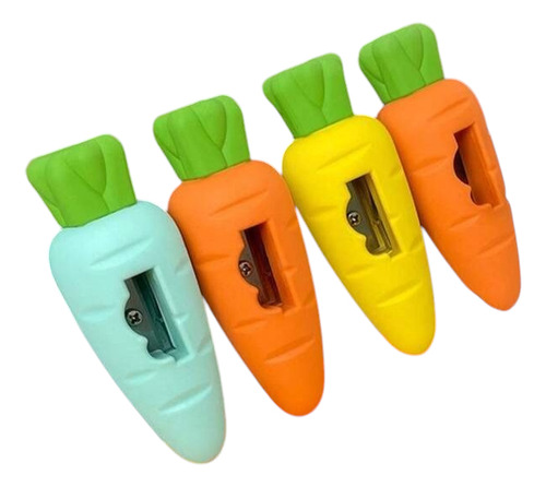 Set De 5 Sacapuntas Escolares Con Goma
