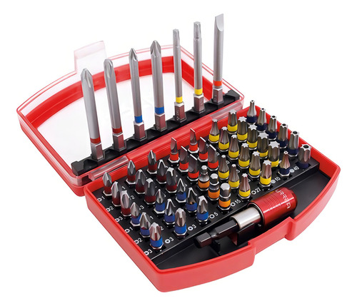 Juego De 55 Puntas Combinadas Con Adaptador Magnético Urrea
