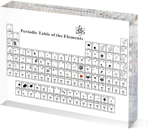 Tabla Periódica De Muestras De Cápsulas De Elementos Químico