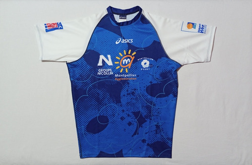 Camiseta Montpellier Asics Rugby Francia Talle Xl