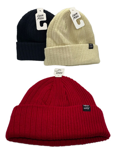 Gorro Beanie New Way Adulto Otoño/invierno Sustentable