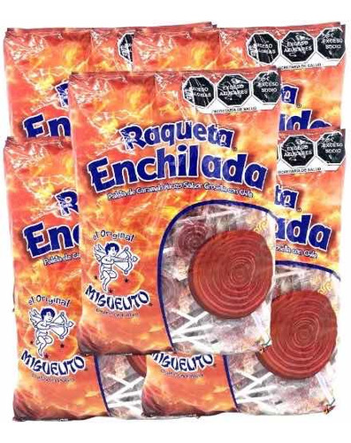 Paleta  Raqueta Enchilada Miguelito 200 Pz