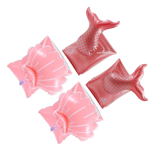 2 Pares De Anillos Flotadores Para Brazos De Natación Para N